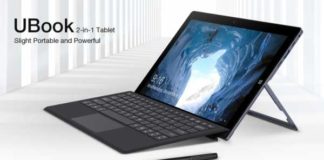 Гибридный планшет Chuwi UBook будет оборудован 11,6″ экраном IPS Full HD